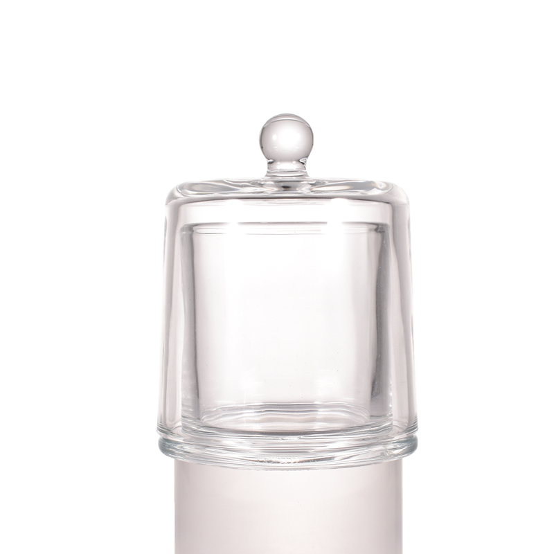 جرة شمعة زجاجية بتصميم الجرس الذهبي 200 مل 300 مل