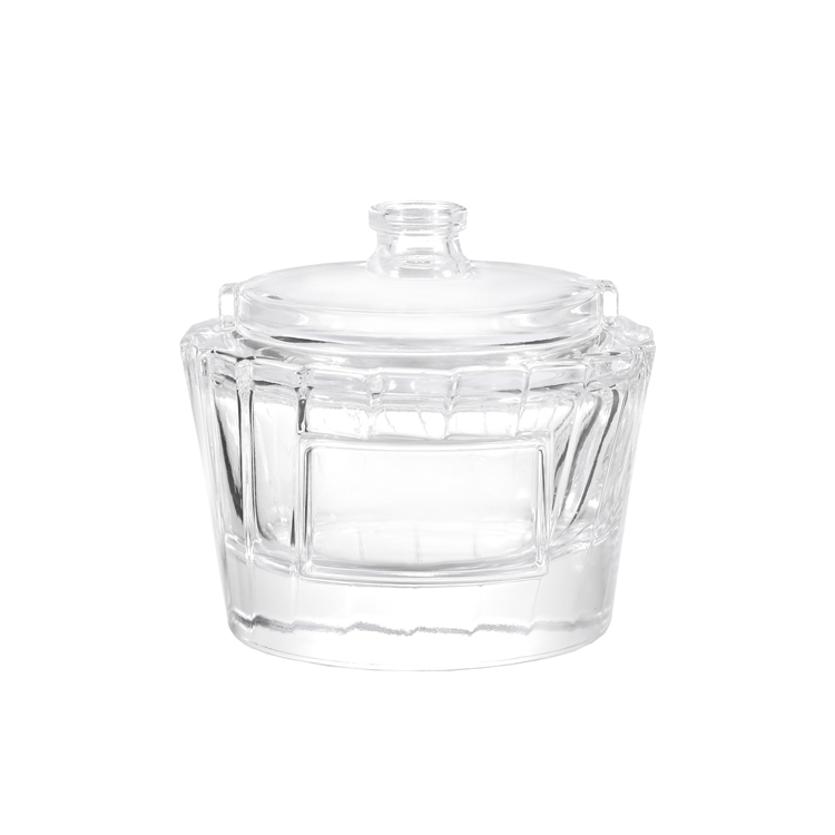 زجاجة عطر على شكل آيس كريم إبداعي - عبوة عطر زجاجية لطيفة مستوحاة من الحلوى مع غطاء مخصص