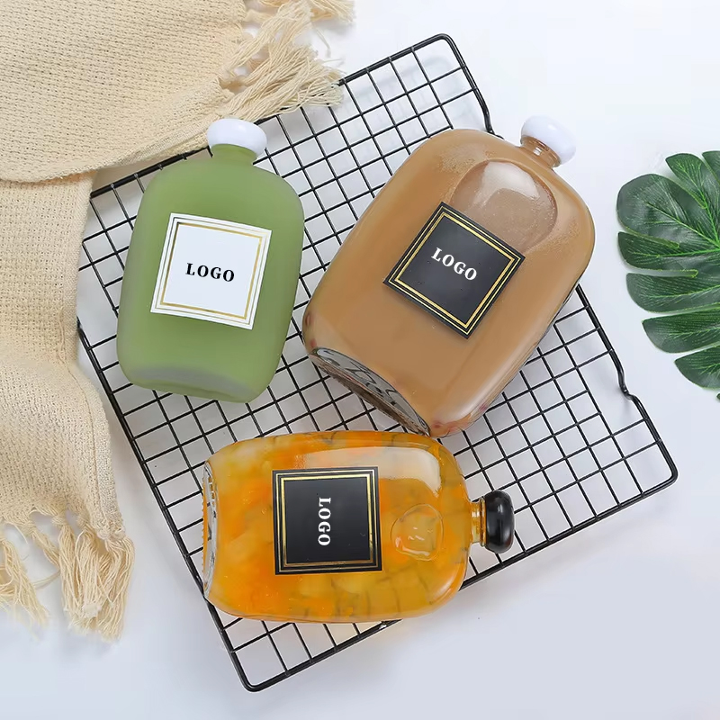 فارغة 100 مللي 250 مللي زجاج عصير الماء الحليب القهوة الشاي شرب زجاجة زجاجة مشروبات زجاجية