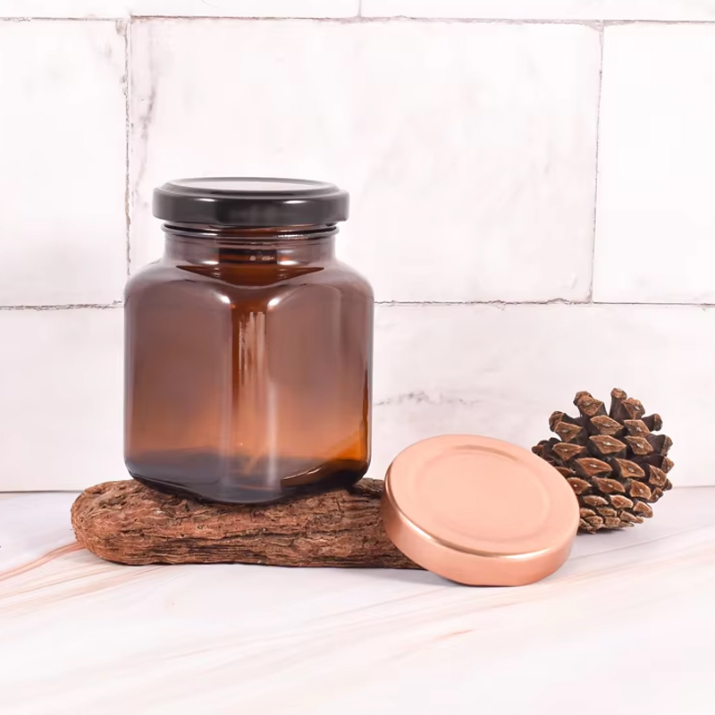 140 مل مربع من توابل العنبر والأعشاب وأملاح الاستحمام برطمان مخلل