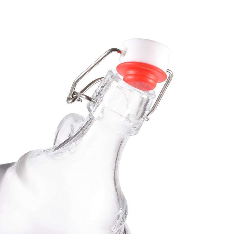 مخزون كاليفورنيا 2 لتر زجاجة زجاجية الوجه العلوي الزجاجي للبيرة 64 أوقية مجموعة الهادر مع أغطية رائعة لتخمير المنزل