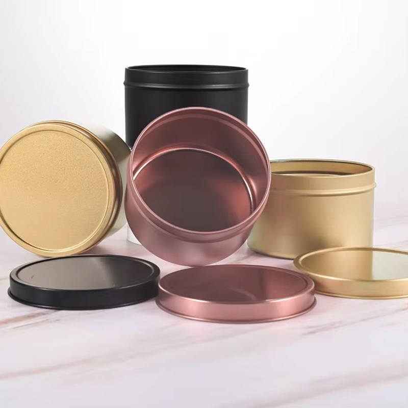 الجملة شمعة القصدير 250 مل جرة شمعة العطر المعدنية الفارغة