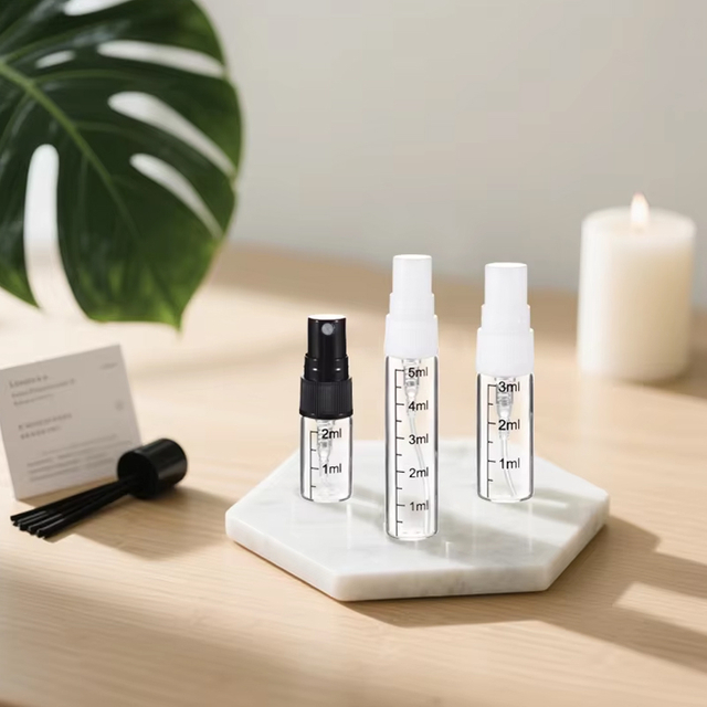 2 مل 3 مل 5 مل 10 مل قوارير العطور الزجاجية الأنبوبية 