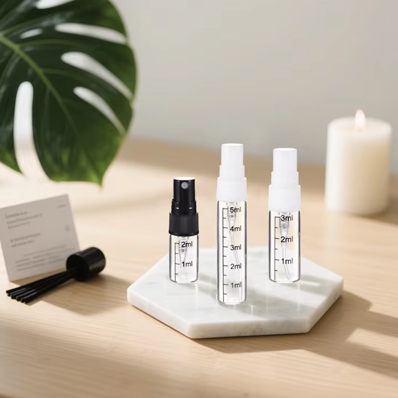 2 مل 3 مل 5 مل 10 مل قوارير العطور الزجاجية الأنبوبية 