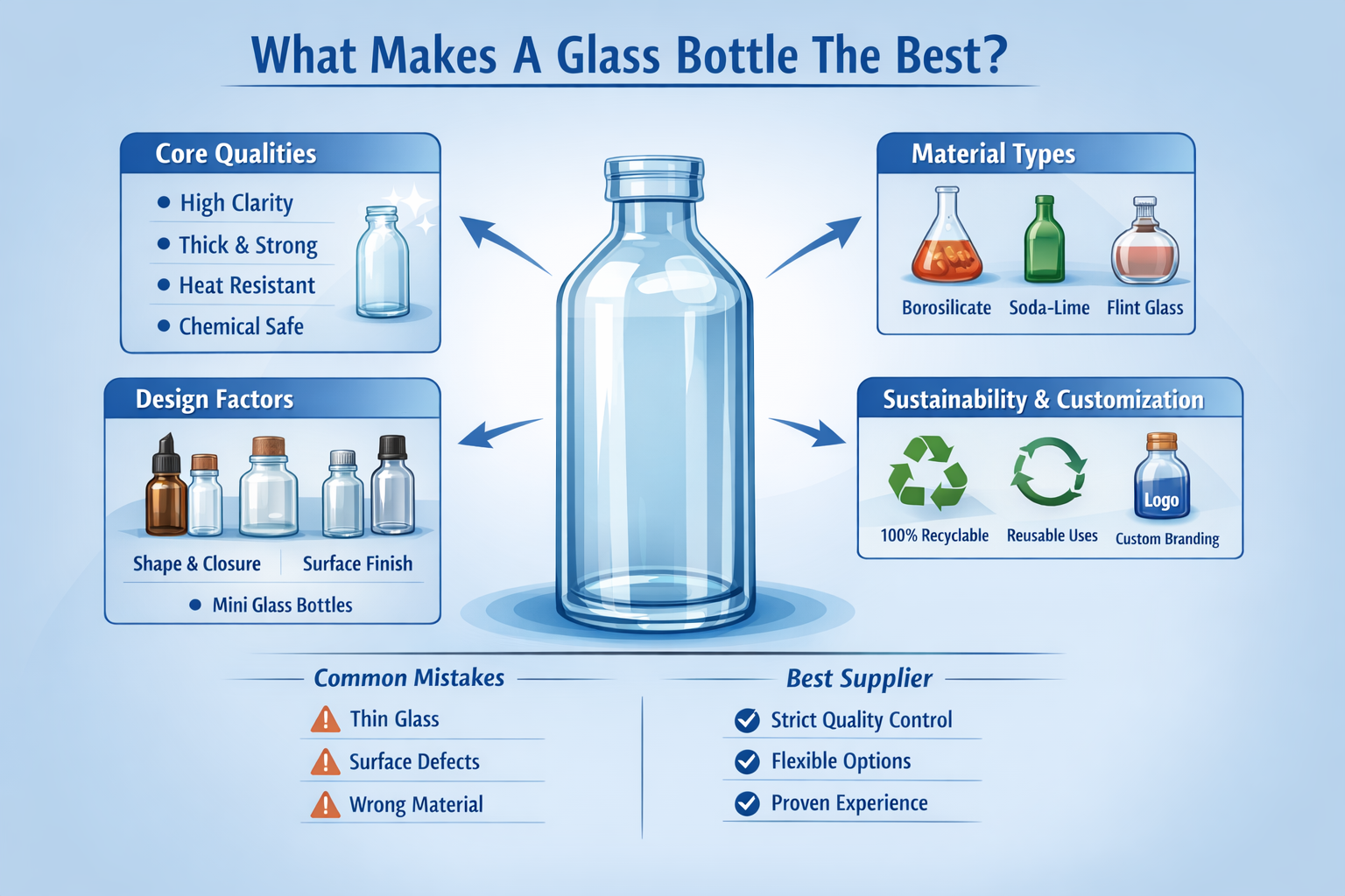 What Makes A Glass Bottle The Best ما الذي يجعل الزجاجة الزجاجية هي الأفضل؟