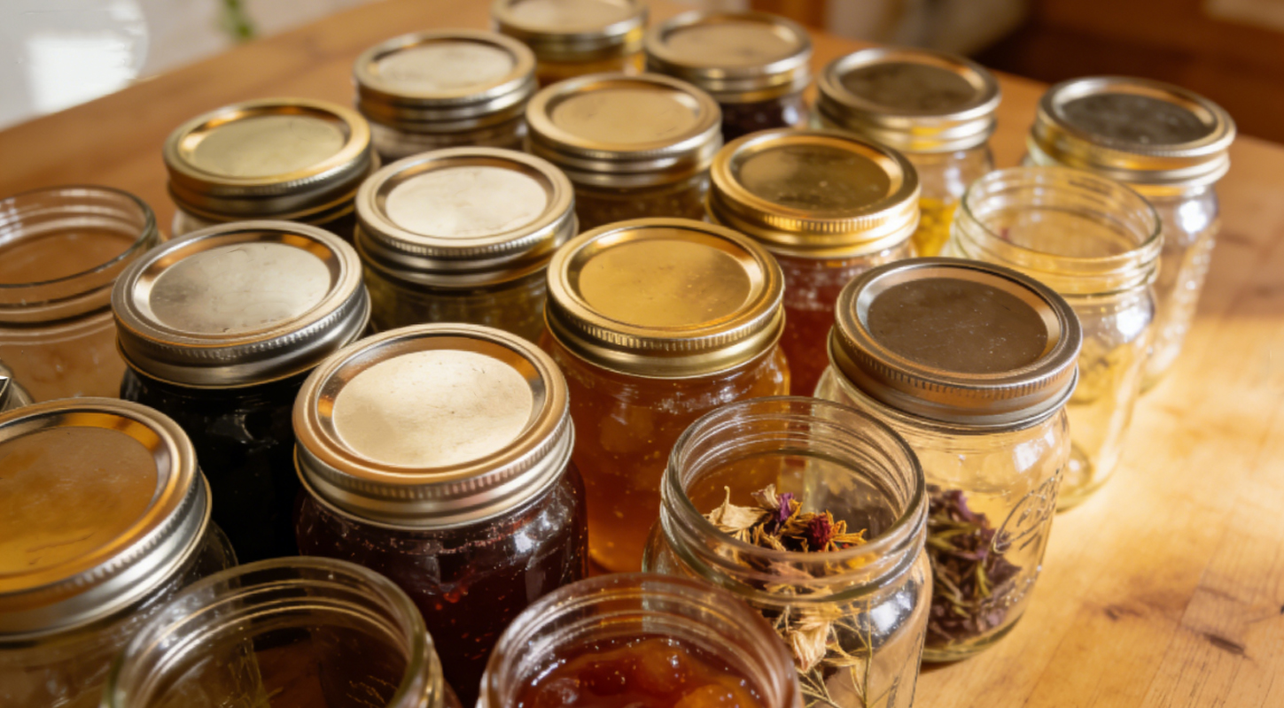 ميسون جارز: الحل الأمثل لتخزين المواد الغذائية المستدامة