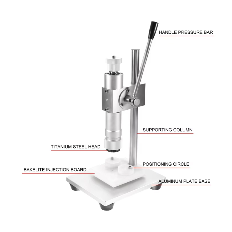 آلة تعبئة وتغطية زجاجات العطور أداة تغليف زجاجات العطور اليدوية لزجاجات العطور